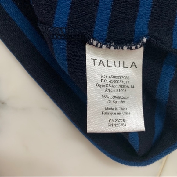 TALULA striped short-sleeved crop top - Picture 4 of 5